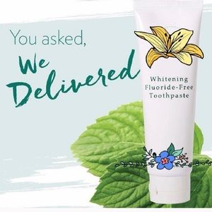 Whitening toothpaste.